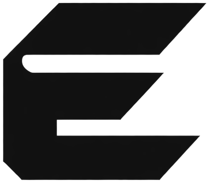 The E from the ETHAN wordmark